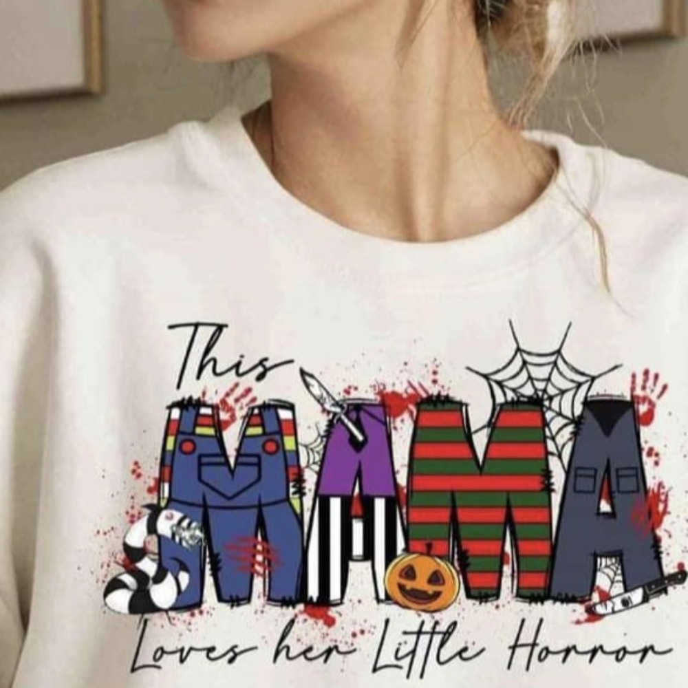 This Mama Loves Her Little Horror Sweatshirt